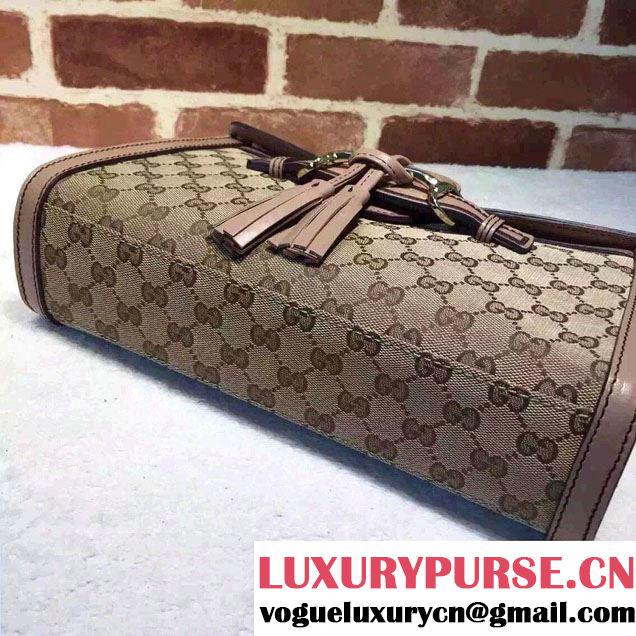 Gucci Emily Guccissima Leather Chain Shoulder Bag 295402 Nude 2015