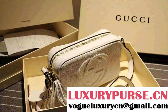Gucci Soho Leather Disco Small Bag 308364 Off-White 2015