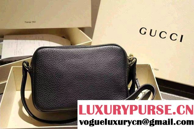 Gucci Soho Leather Disco Small Bag 308364 Black 2015