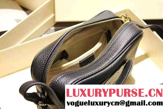 Gucci Soho Leather Disco Small Bag 308364 Black 2015