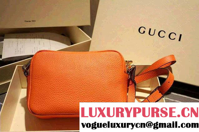 Gucci Soho Leather Disco Small Bag 308364 Dark Yellow 2015