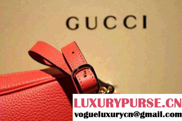 Gucci Soho Leather Disco Small Bag 308364 Cerise 2015