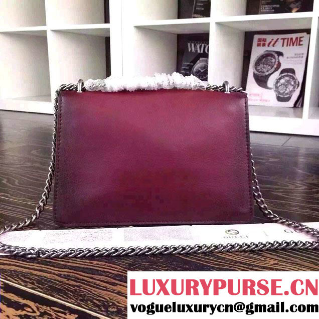 Gucci Dionysus Leather Shoulder Bag 400249 Burgundy 2015