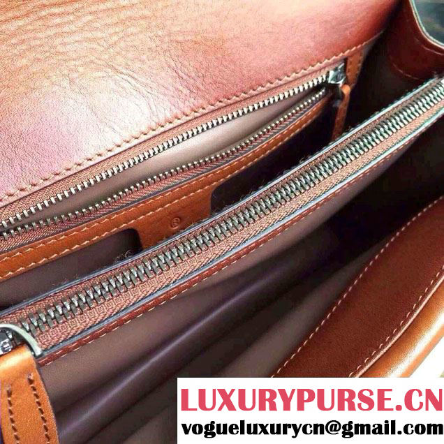 Gucci Dionysus Leather Shoulder Bag 400249 Brown 2015