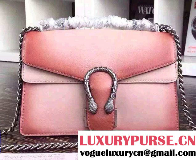 Gucci Dionysus Leather Shoulder Bag 400249 Pink 2015