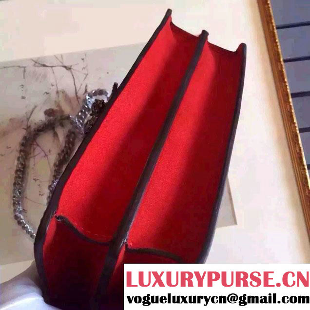 Gucci Dionysus GG Supreme Butterfly Embroidered Shoulder Bag 400249 Red 2015