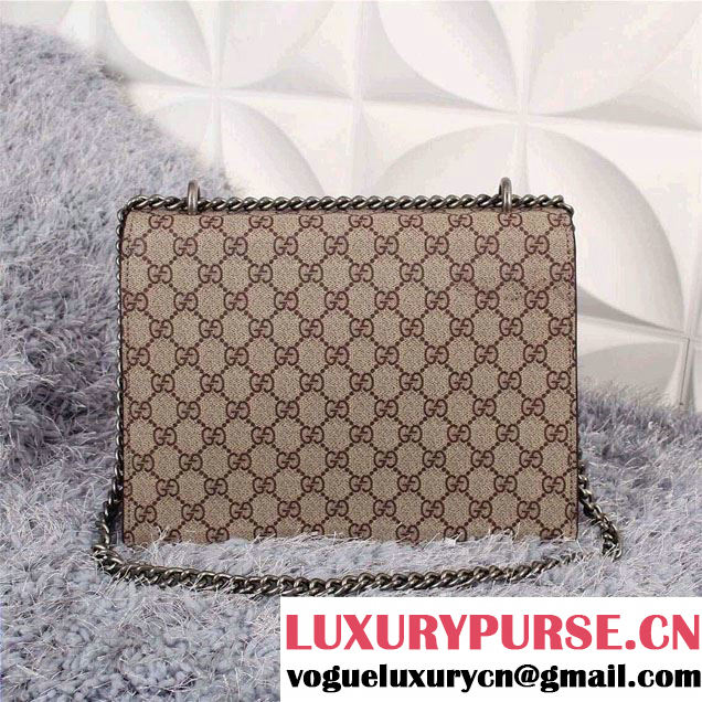 Gucci Dionysus GG Supreme Canvas Shoulder Bag 403348 Purple 2015