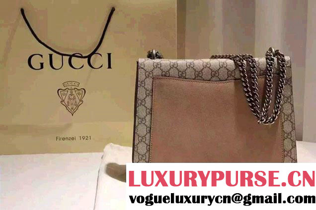 Gucci Dionysus GG Supreme Canvas Shoulder Bag 403348 Apricot 2015
