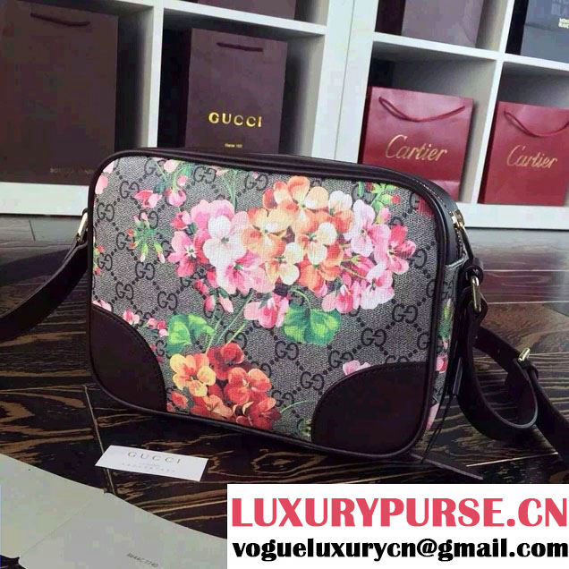 Gucci Dionysus Blooms Print GG Supreme Camara Bag 387507 Tan 2015
