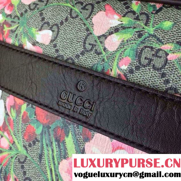 Gucci Dionysus Blooms Print GG Supreme Camara Bag 387507 Tan 2015