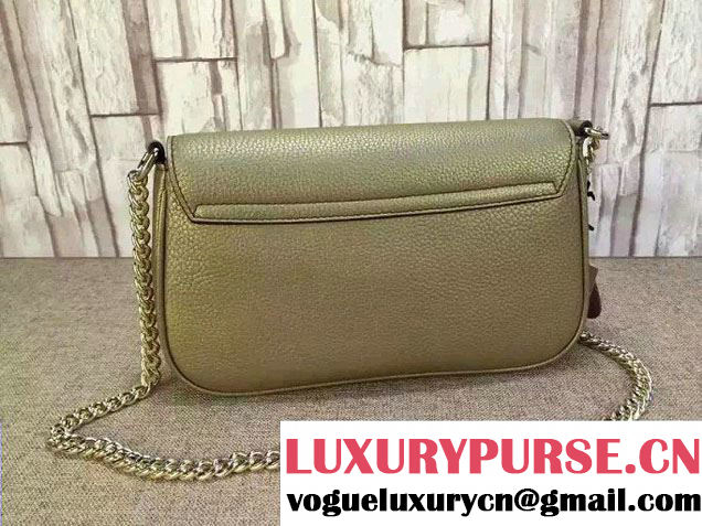 Gucci Soho Leather Shoulde Bag 336752 Gold 2015