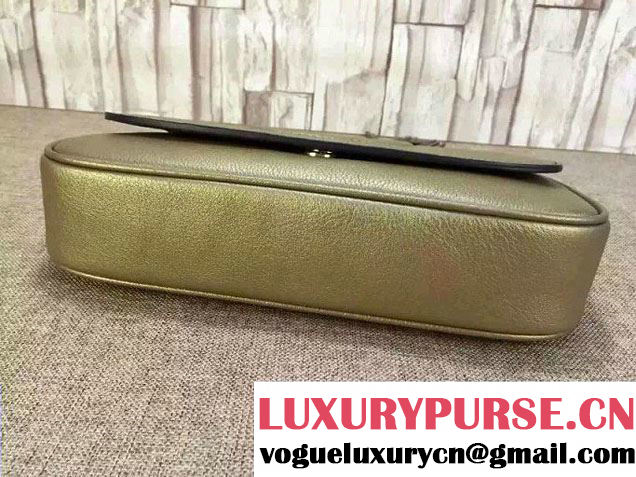 Gucci Soho Leather Shoulde Bag 336752 Gold 2015