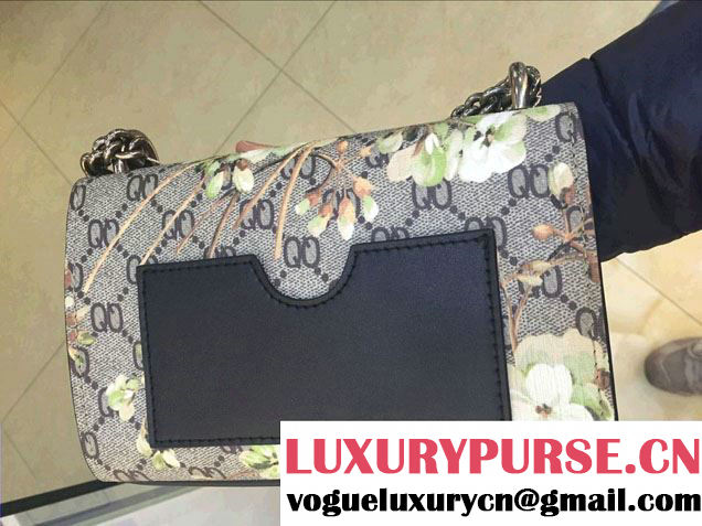 Gucci Padlock Blooms Shoulder Bag 409487 Black 2015/2016
