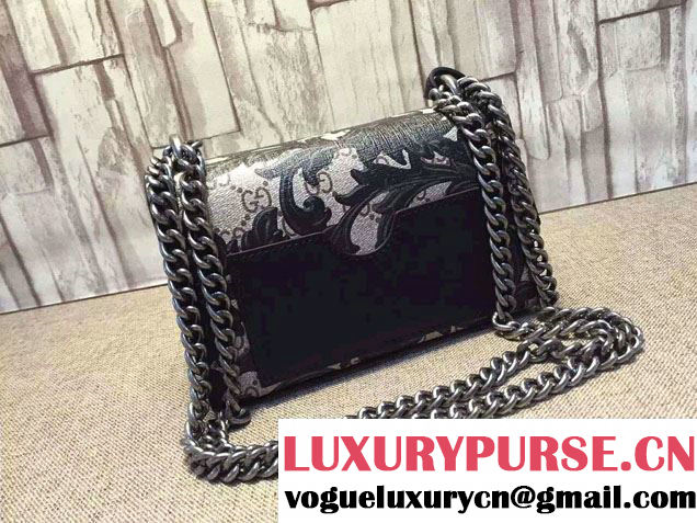 Gucci Padlock Arabesque Shoulder Bag 409487 Black 2015/2016