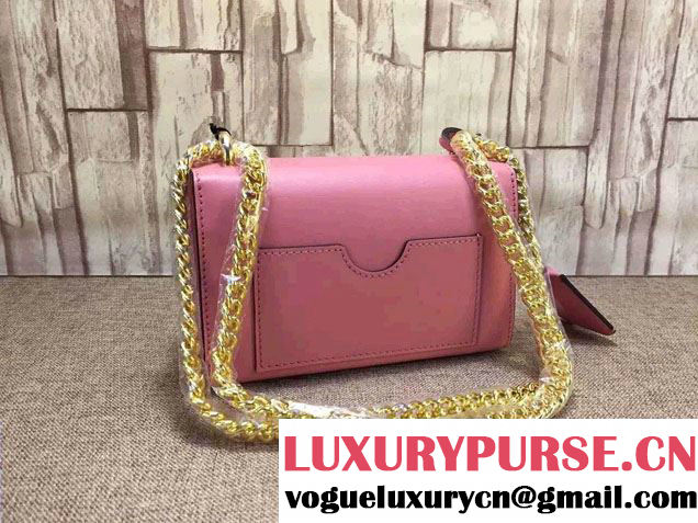 Gucci Padlock Leather Shoulder Bag 409487 Pink 2015/2016