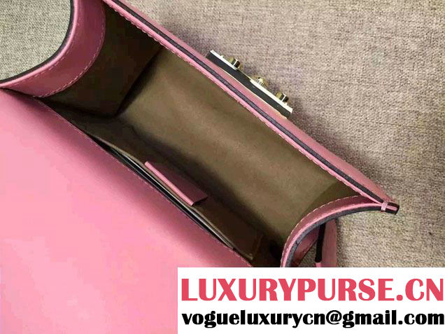 Gucci Padlock Leather Shoulder Bag 409487 Pink 2015/2016