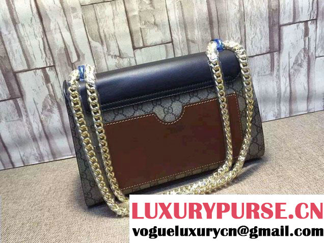 Gucci Padlock GG Supreme Shoulder Bag 409486 Black 2015/2016