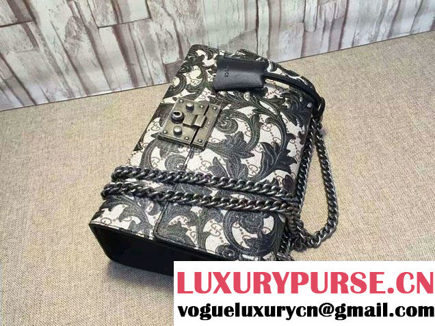 Gucci Padlock Arabesque Shoulder Bag 409486 Black 2015/2016