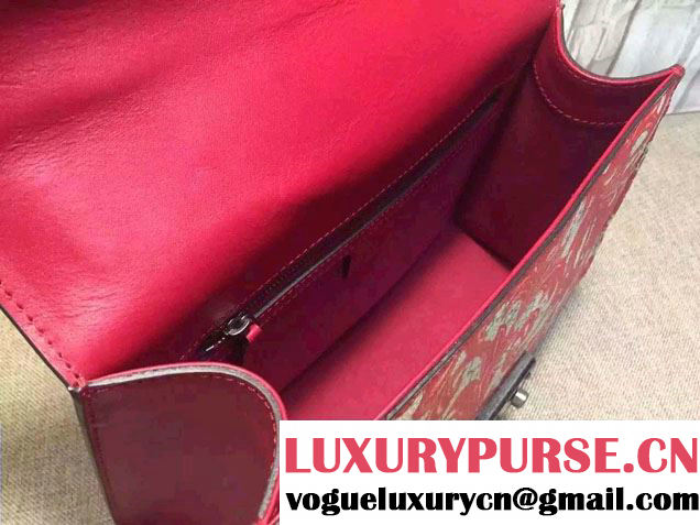 Gucci Padlock Arabesque Shoulder Bag 409486 Red 2015/2016