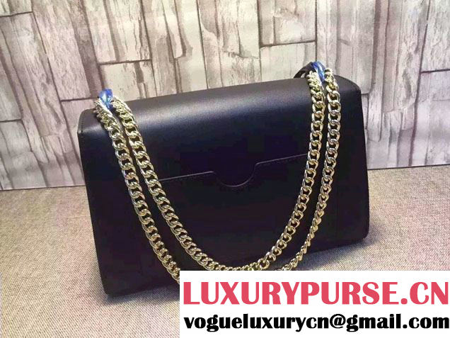 Gucci Padlock Leather Shoulder Bag 409486 Black 2015/2016
