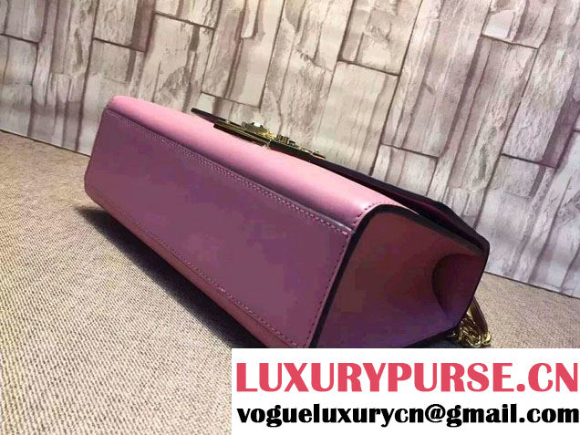Gucci Padlock Leather Shoulder Bag 409486 Pink 2015/2016