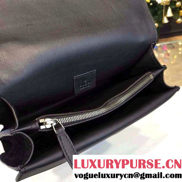 Gucci Dionysus Suede Shoulder Bag 400249 Black 2016
