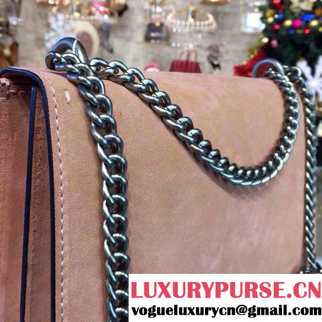 Gucci Dionysus Suede Shoulder Bag 400249 Nude Pink 2016
