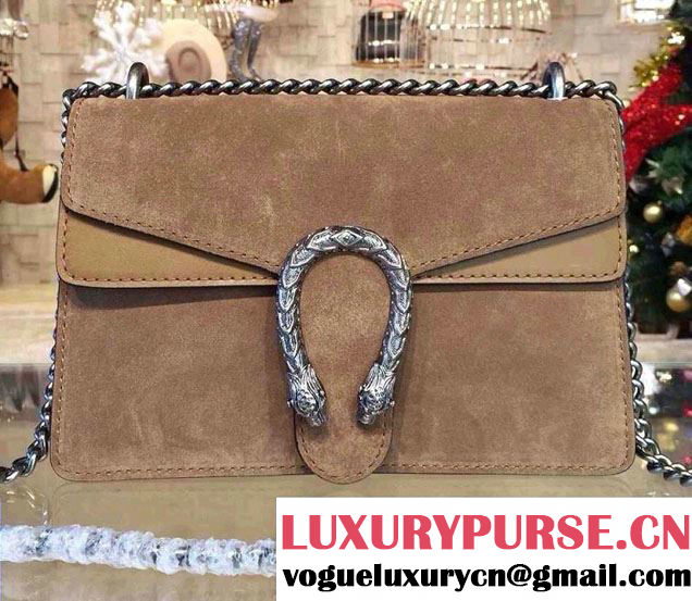 Gucci Dionysus Suede Shoulder Bag 400249 Camel 2016