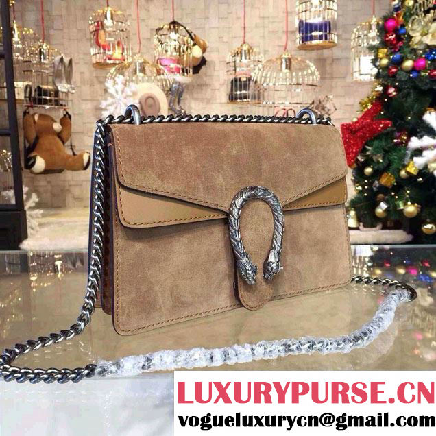Gucci Dionysus Suede Shoulder Bag 400249 Camel 2016
