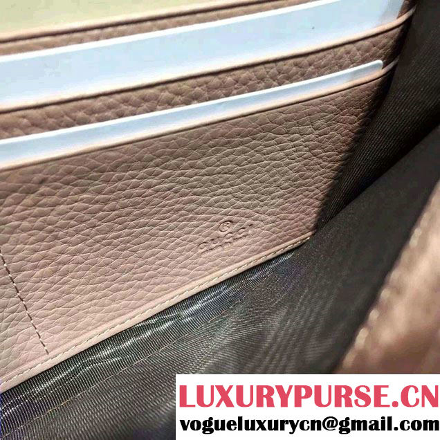 Gucci GG Marmont Leather Mini Chain Bag 401232 Pink 2016