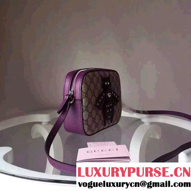Gucci Bee Camera Shoulder bag 412008 Green 2016
