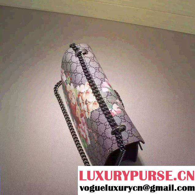 Gucci Dionysus Blooms Print GG Supreme Shoulder Bag 400249 Burgundy 2015