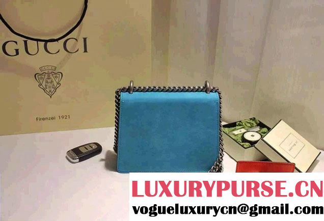 Gucci Mini Dionysus Suede Shoulder Bag 421970 Turquoise 2016