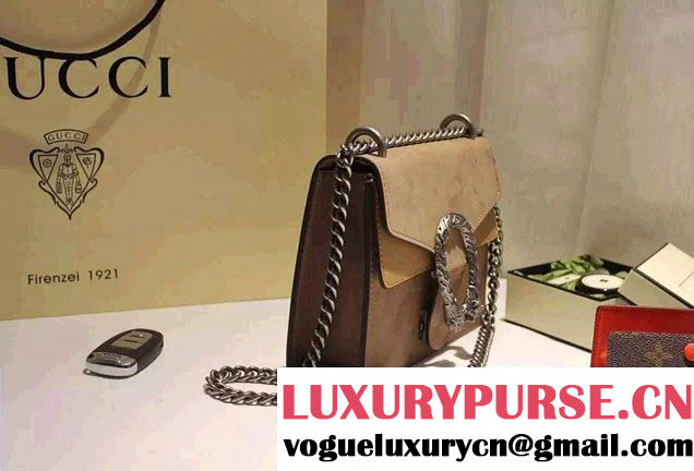 Gucci Mini Dionysus Suede Shoulder Bag 421970 Camel 2016