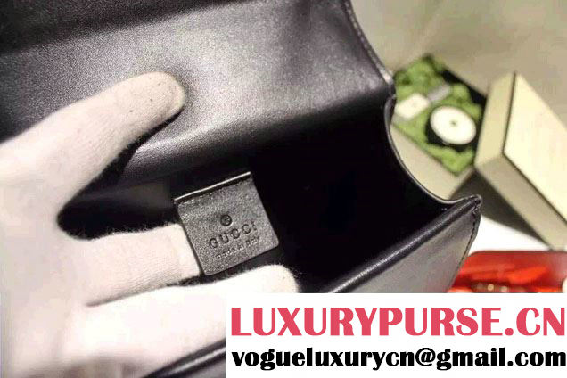 Gucci Mini Dionysus Suede Shoulder Bag 421970 Black 2016