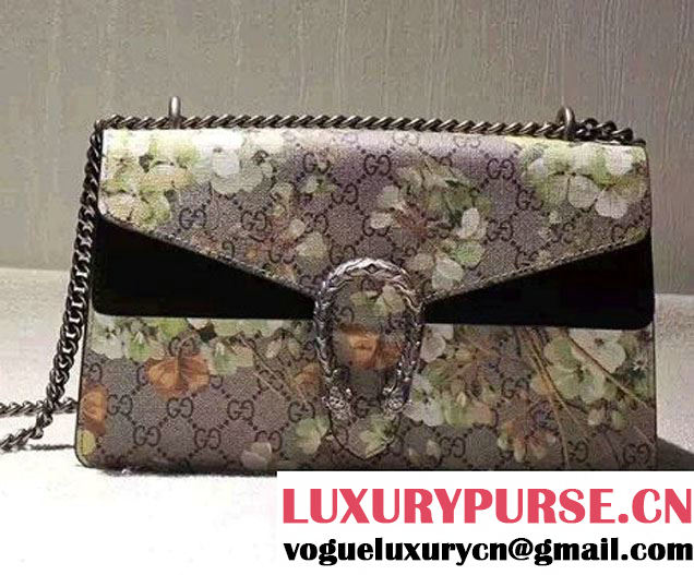 Gucci Dionysus GG Green Blooms Shoulder Bag 400235 2016