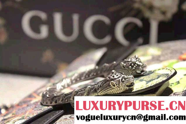 Gucci Dionysus GG Green Blooms Shoulder Bag 400249 2016
