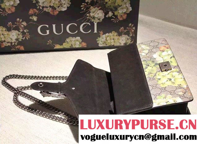 Gucci Dionysus GG Green Blooms Shoulder Bag 400249 2016
