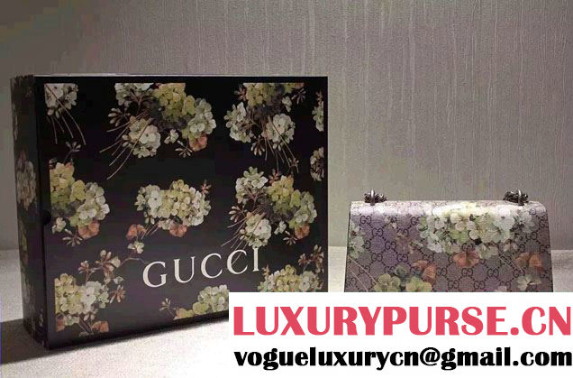 Gucci Dionysus GG Green Blooms Shoulder Bag 400249 2016