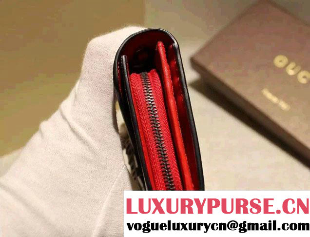 Gucci Dionysus GG Supreme Chain Shoulder Wallet 404141 Red 2016