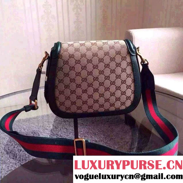 Gucci Lady Web GG Canvas Shoulder Bag 383848 Green 2016