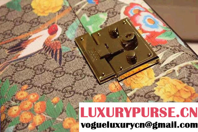 Gucci Tian GG Padlock Shoulder Bag 409486 2016