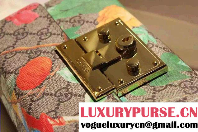 Gucci Tian GG Padlock Shoulder Small Bag 409487 2016