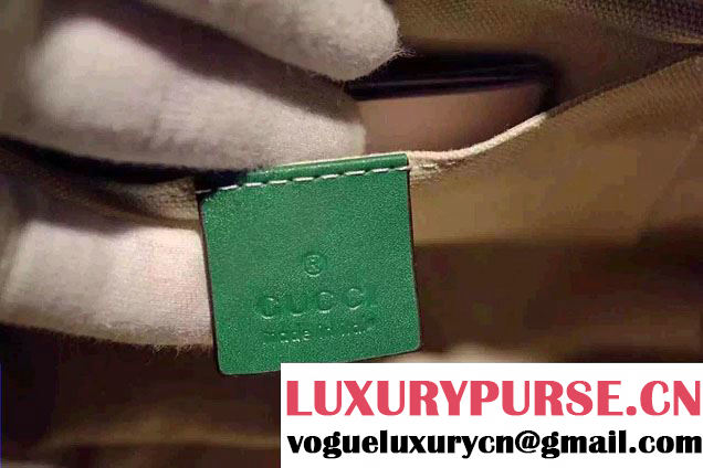Gucci Bamboo Blooms Print Mini Shoulder Bag 368823 Green 2016
