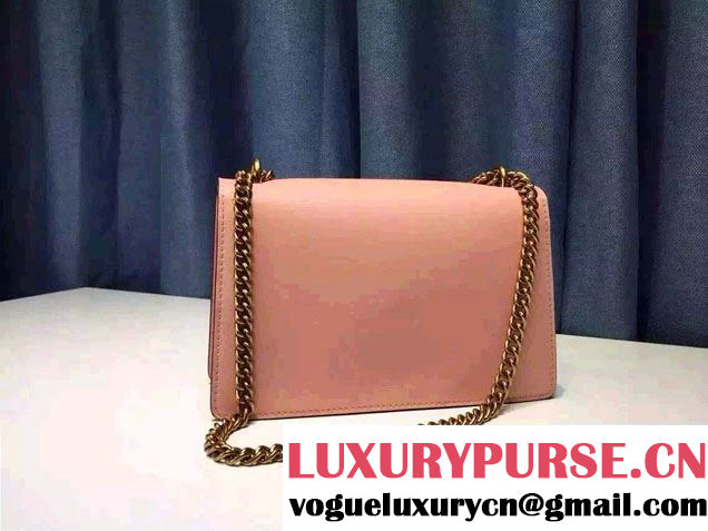Gucci Heart Leather Shoulder Bag 413719 Pink 2016