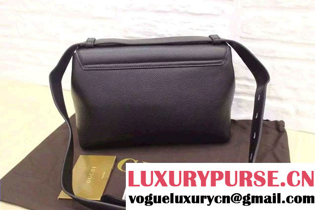 Gucci GG Marmont Leather Shoulder Large Bag 400245 Black