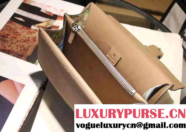 Gucci Dionysus GG Supreme Bee and Flowers Canvas Shoulder Medium Bag 403348