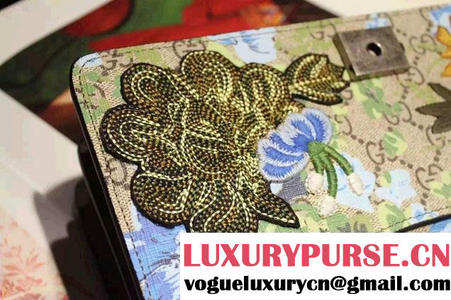 Gucci Dionysus GG Supreme Bee and Flowers Canvas Shoulder Small Bag 400249 2016