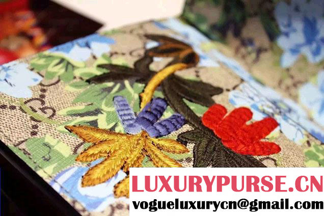 Gucci Dionysus GG Supreme Bee and Flowers Canvas Shoulder Small Bag 400249 2016