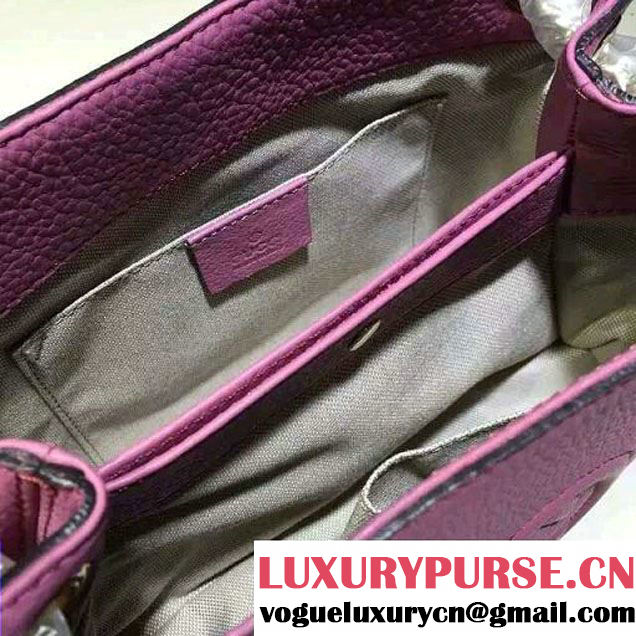 Gucci Soho Leather Shoulder Mini Bag 387043 Pink 2016